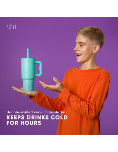 Taza Trek Simple Modern 24 oz con Asa y Tapa Silicona