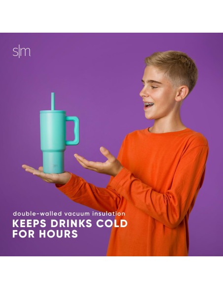 Taza Trek Simple Modern 24 oz con Asa y Tapa Silicona