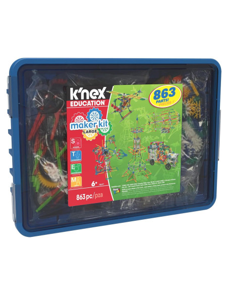 Kit Grande de Creación K'NEX 800 Piezas para 6 Años Kit Grande de Creación K'NEX 800 Piezas para 6 Años