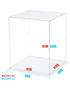 Caja de Exhibición Acrílica Choowin para Casco Lego 20x20x25cm 2