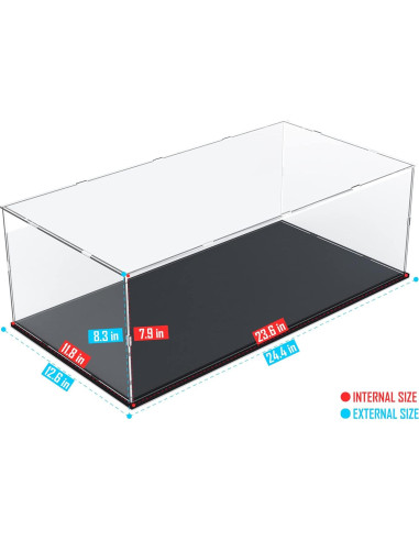 Caja de Exhibición Acrílica Choowin 60x30x20 cm para Lego