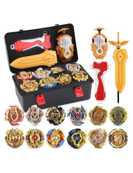 Set de Juguete Bey Battling Top Burst 12 Giros 2 Lanzadores