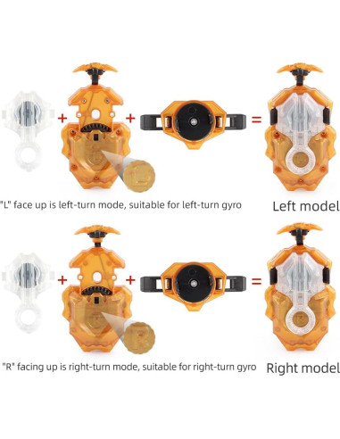 Set de Juguete Bey Battling Top Burst 12 Giros 2 Lanzadores
