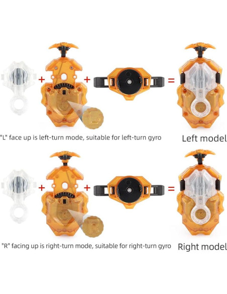 Set de Juguete Bey Battling Top Burst 12 Giros 2 Lanzadores