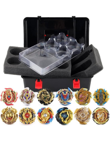 Set de Juguete Bey Battling Top Burst 12 Giros 2 Lanzadores