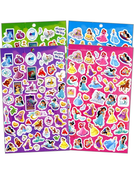 Libro de Pegatinas Disney Princesa 200 Piezas para Niños