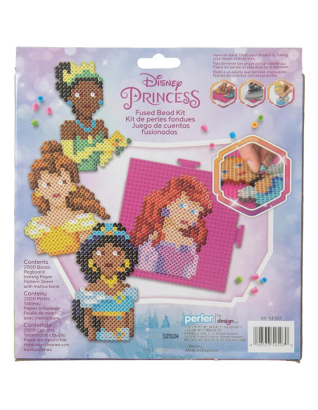 Kit Perler Princesas Disney 2000 Piezas Multicolor Kit Perler Princesas Disney 2000 Piezas Multicolor