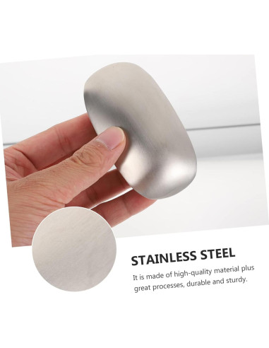 Jabón Absorbedor de Olores Acero Inoxidable WOFASHPURET 10cm