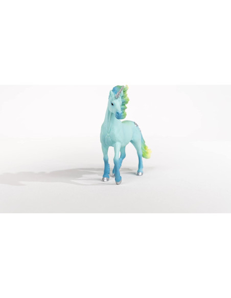 Unicornio Malvavisco Schleich 70722 Azul y Verde 13.7 cm