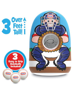 Entrenador de Béisbol Inflable Little Tikes 91 cm con 3 pelotas 2