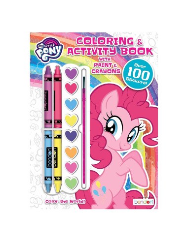 Libro de Actividades Mi Pequeño Pony 128 Páginas con Pinturas