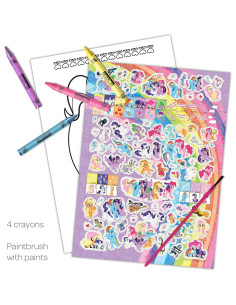 Libro de Actividades Mi Pequeño Pony 128 Páginas con Pinturas 2