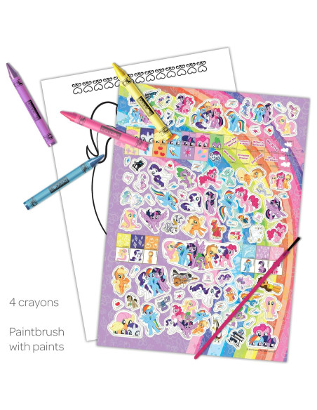 Libro de Actividades Mi Pequeño Pony 128 Páginas con Pinturas