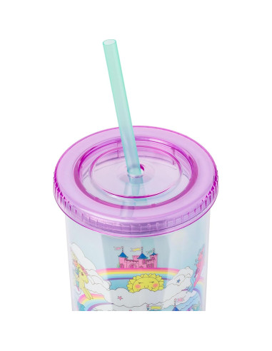 Vaso Frío My Little Pony 591 ml con Tapa y Pajilla