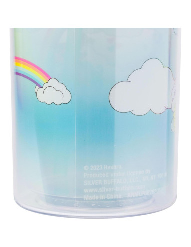 Vaso Frío My Little Pony 591 ml con Tapa y Pajilla