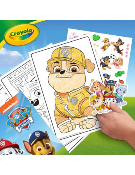 Libro para Colorear Crayola PAW Patrol 288 Páginas con Stickers Libro para Colorear Crayola PAW Patrol 288 Páginas con Stickers