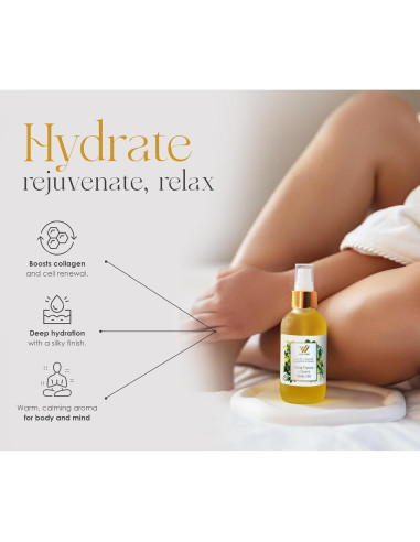 Aceite Corporal Orgánico Wild Vibes 118 ml Ylang Papaya Guayaba