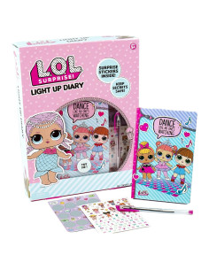 Diario Iluminado L.O.L. Surprise! con Stickers y Bolígrafo