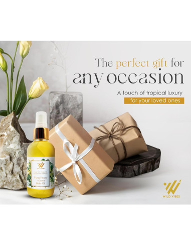 Aceite Corporal Orgánico Wild Vibes 118 ml Ylang Papaya Guayaba