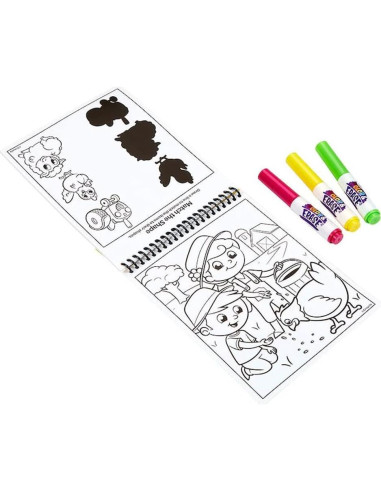 Bloc de Actividades Reutilizable Crayola Granja 8 Páginas 3+