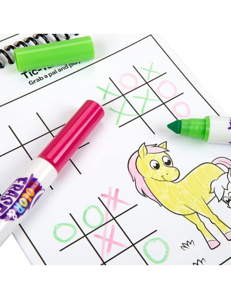 Bloc de Actividades Reutilizable Crayola Granja 8 Páginas 3+