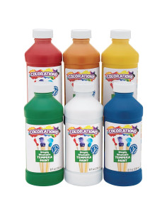 Pintura Tempera Lavable Colorations 6 Colores 240 ml Sin Parabenos