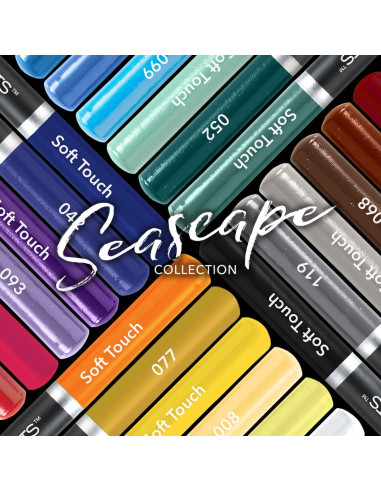 Conjunto de 24 Lápices de Colores Castle Art Seascape