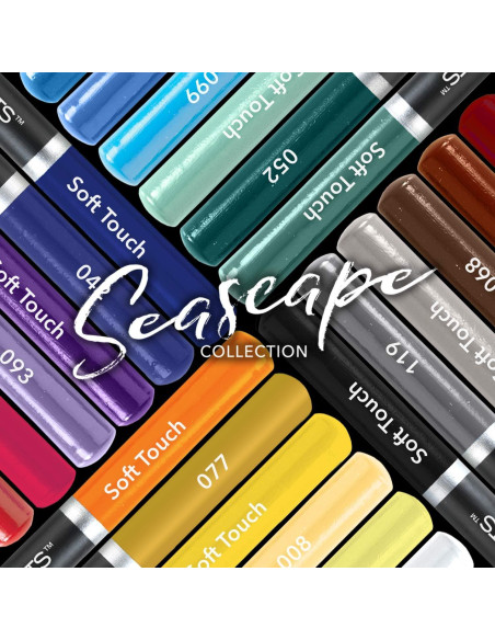 Conjunto de 24 Lápices de Colores Castle Art Seascape