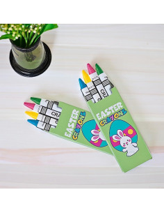 Crayones Pastel Fun Express para Pascua - 24 Cajas de 4 Crayones 2