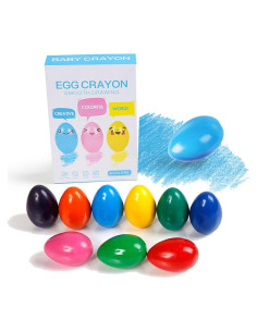 Crayones para Niños MAGQOO 9 Colores Lavables No Tóxicos