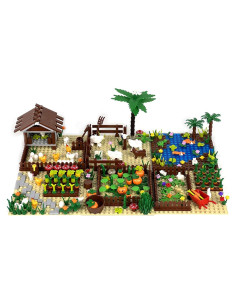 Juego de Bloques de Construcción Granja Sufeasdf 0.50 kg