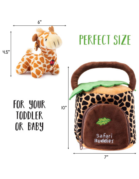 Juego de Animales de Peluche Hablantes Plush Creations - 4 Piezas