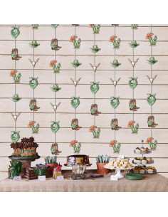 Guirnalda de Vaquero Kreatwow Verde Salvia 2m para Fiesta 2