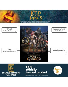 Manta Franco El Señor de los Anillos 116x152 cm Suave 2