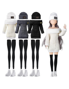Geyoga Ropa de Muñeca 12 Pcs 30,48 cm Accesorios