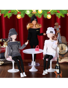 Geyoga Ropa de Muñeca 12 Pcs 30,48 cm Accesorios 2