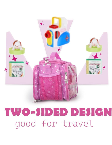 Funda para Libros Little Tikes Rosa con Asa y Correa Funda para Libros Little Tikes Rosa con Asa y Correa