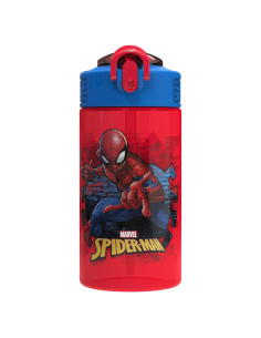 Botella de Agua Zak Spider-Man 16 oz con Asa y Tapa