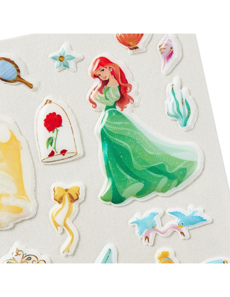 Tarjeta de Cumpleaños Hallmark Disney Princesas con Stickers