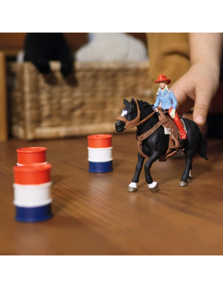 Set de Carreras de Barriles Schleich - 7 Piezas para Niños