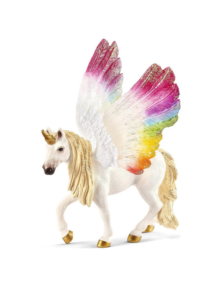 Unicornio Arcoíris Alado Schleich 12,7 cm para Niños 5+ Unicornio Arcoíris Alado Schleich 12,7 cm para Niños 5+