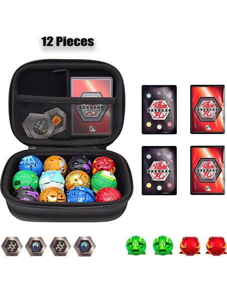 Caja Organizadora de Juguetes Bakugan 12L Negra