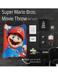 Manta Franco Super Mario Bros 116x152 cm Micro Raschel 2