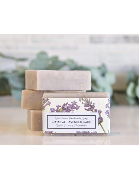 Juego de 3 Jabones Naturales Hechos a Mano The Little Flower Juego de 3 Jabones Naturales Hechos a Mano The Little Flower
