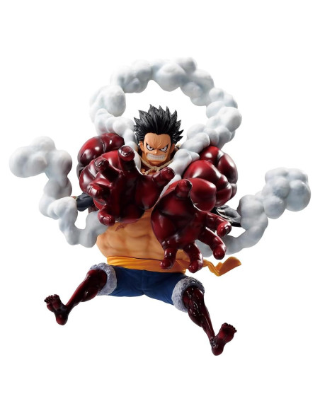 Estatua Coleccionable Luffy Gear 4 Bandai 20 cm Detalle Alto