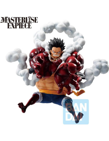Estatua Coleccionable Luffy Gear 4 Bandai 20 cm Detalle Alto