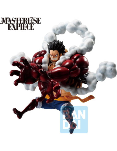 Estatua Coleccionable Luffy Gear 4 Bandai 20 cm Detalle Alto