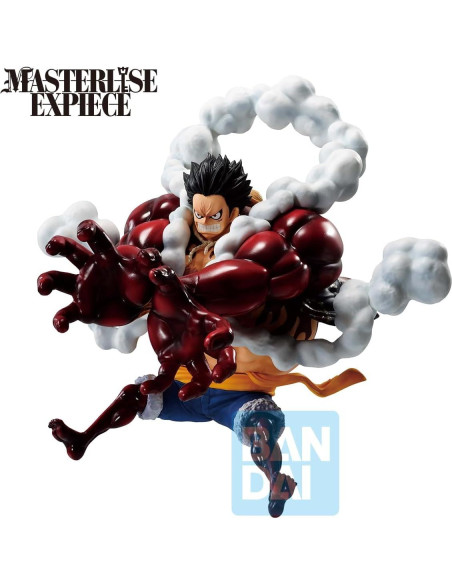 Estatua Coleccionable Luffy Gear 4 Bandai 20 cm Detalle Alto