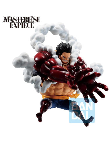 Estatua Coleccionable Luffy Gear 4 Bandai 20 cm Detalle Alto