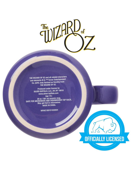 Taza Cerámica Silver Buffalo El Mago de Oz 591 ml Morada Taza Cerámica Silver Buffalo El Mago de Oz 591 ml Morada